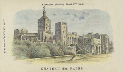 Château des Papes, Avignon, Vaucluse - French School