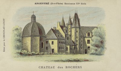 Château des Rochers, Argentré, Ille-et-Vilaine - French School