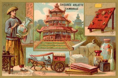 Chine (chromolithographie) - French School