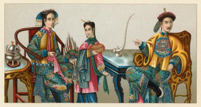 Costume chinois - French School