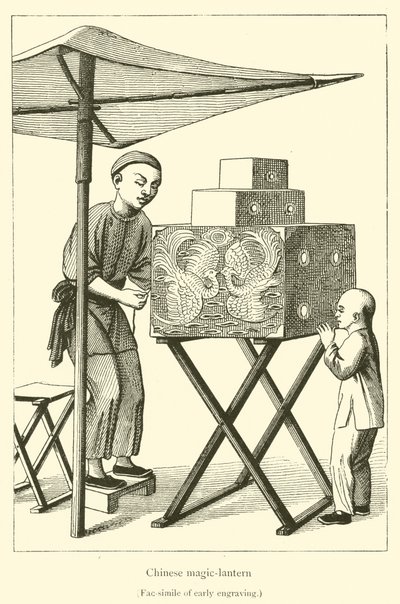 Lanterne magique chinoise - French School
