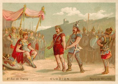 Chlodio, roi des Francs saliens - French School