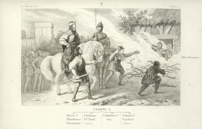Clotaire Ier, roi des Francs - French School