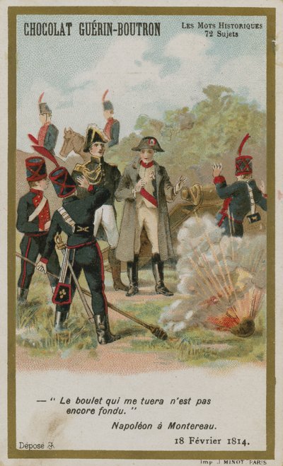 Carte de commerce Chocolat Guerin-Boutron, série Mots Historiques - French School