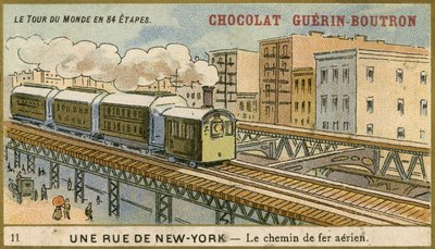 Carte commerciale Chocolat Guérin Boutron - French School