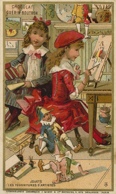 Carte commerciale Chocolat Guérin Boutron - French School