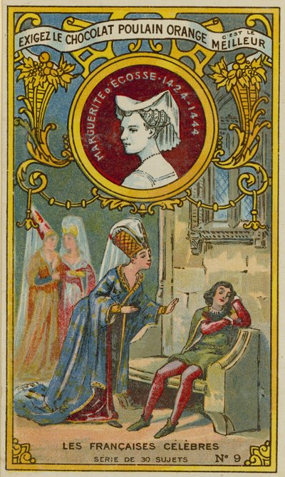 Carte de commerce Chocolat Poulain Orange - French School