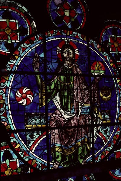 Le Christ en tant que Logos, XIIIe siècle - French School