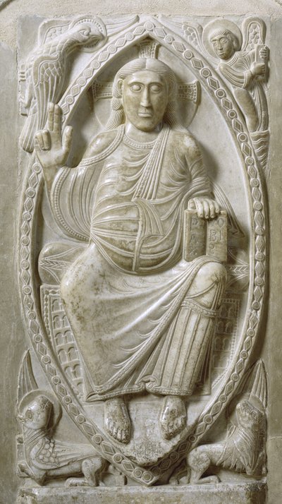 Christ en majesté, du déambulatoire - French School