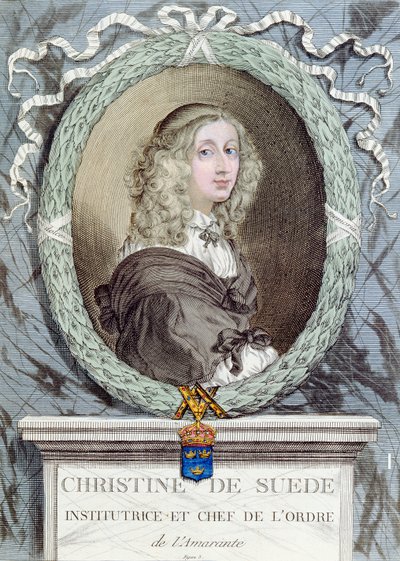 Christina (1626-89) reine de Suède, fondatrice et chef de l
