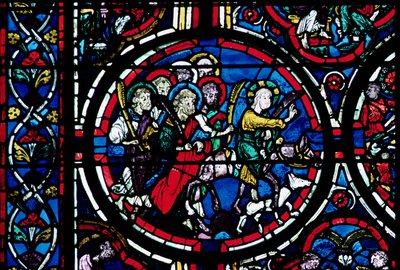 Entrée du Christ à Jérusalem - French School