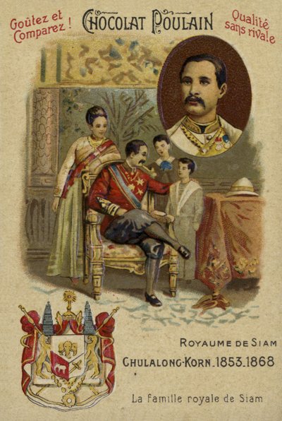 Chulalongkorn, roi de Siam - French School