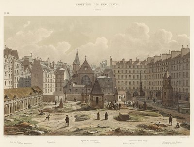 Cimetière des Innocents, 1750 - French School