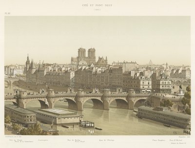 Cité et Pont-Neuf, 1840 - French School