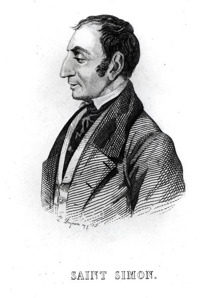 Claude Henri de Rouvroy, Comte de Saint-Simon - French School