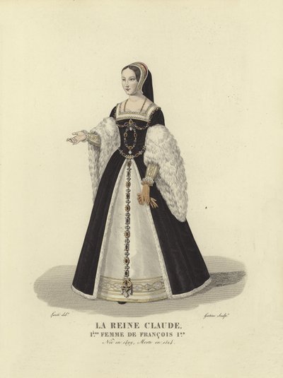 Claude de Bretagne, première épouse du roi François Ier de France - French School