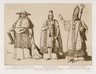 Tenue cléricale, dessins d