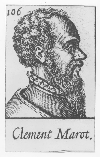 Clément Marot (gravure) - French School