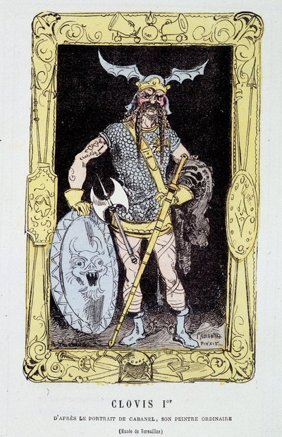 Clovis 1er - dans "Histoire de France Tintamarresque" par Touchatout - French School