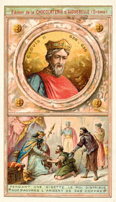 Clovis II donnant de l