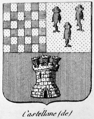Blason de Castellane - dans "L