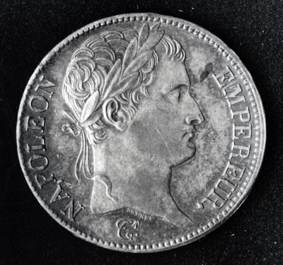 Pièce de monnaie représentant Napoléon Ier (métal) - French School
