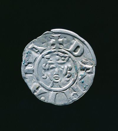 Pièce de monnaie de Jean de Brienne - French School