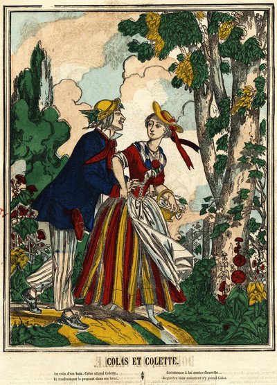 Colas et Colette. Image d