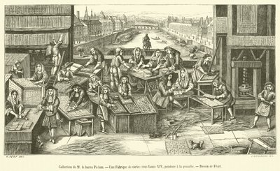 Collection de M. le baron Pichon, Une Fabrique de cartes sous Louis XIV - French School