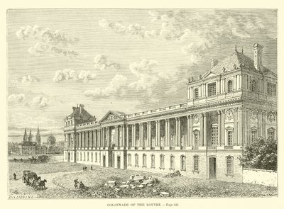 Colonnade du Louvre - French School