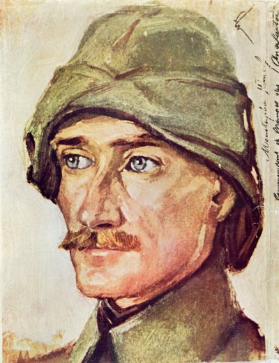Commandant Kemal (Mustapha) Atatürk (1881-1938) 1914-18 - French School
