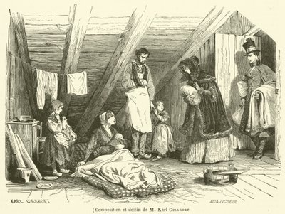 Composition et dessin de M Karl Girardet - French School