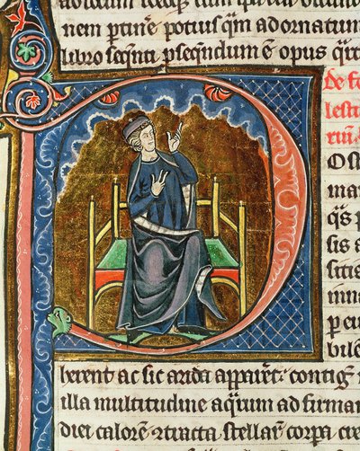 Calcul du calendrier liturgique, du Miroir de la Nature par Vincent de Beauvais - French School