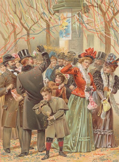 Confetti (chromolitho) - French School
