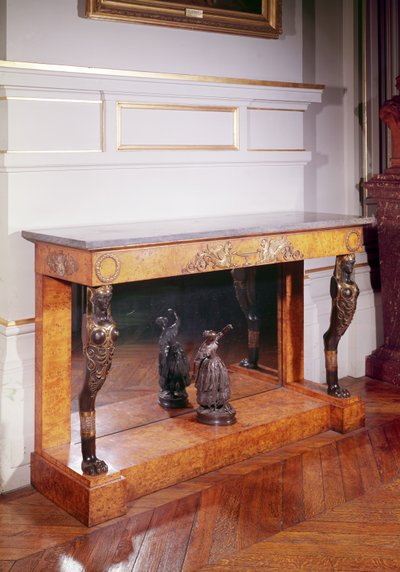 Console avec chimère de style égyptien - French School