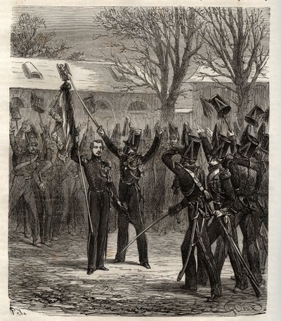 Conspiration de Strasbourg 1836 menée par le prince Louis Napoléon, futur Napoléon III, contre la monarchie de juillet - Conspiration de Strasbourg organisée par le futur empereur Napoléon III 1836 - tentative de coup d