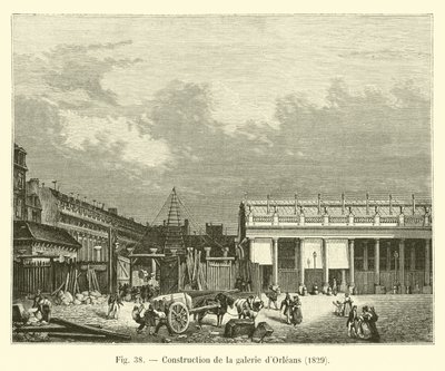 Construction de la galerie d