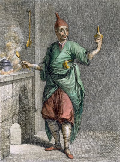 Cuisinier au palais de Topkapi - French School