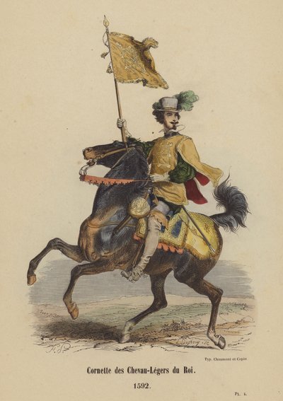 Cornette des Chevau-Légers du Roi, 1592 - French School