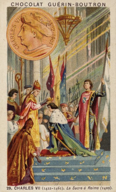 Couronnement de Charles VII de France à Reims - French School