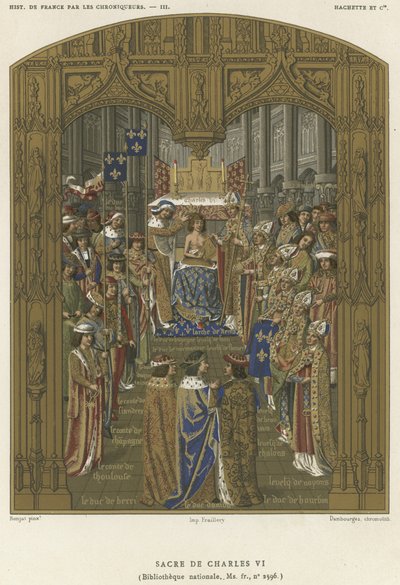 Couronnement de Charles VI - French School