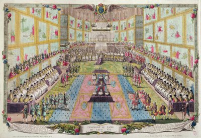 Couronnement de Louis XVI à la cathédrale de Reims le 11 juin 1775 - French School