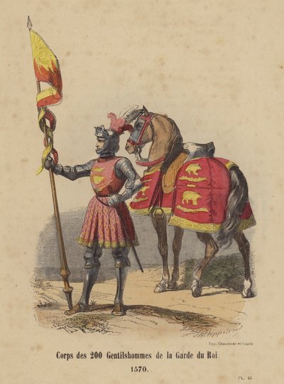 Corps des 200 Gentilshommes de la Garde du Roi - French School