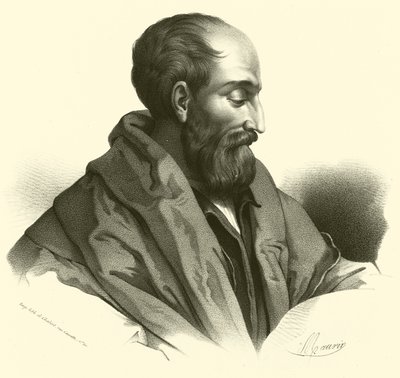 Correggio, portrait - French School
