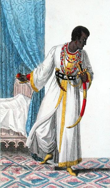 Costume pour C. Kemble en Othello, dans la pièce de William Shakespeare (1564-1616) - French School
