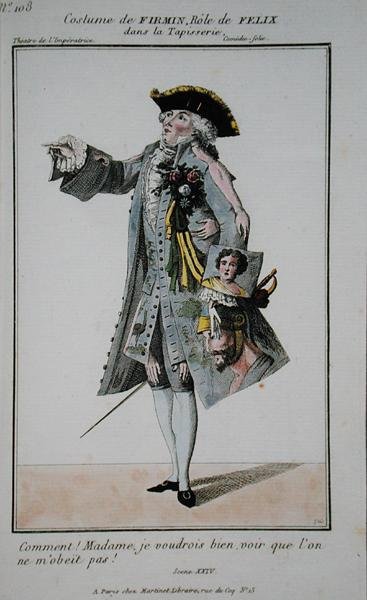 Costume pour Firmin dans le rôle de Félix dans La Tapisserie, planche 108 de 