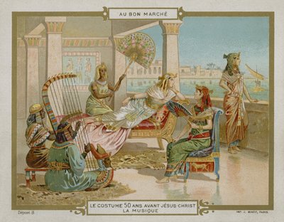 Costume de 50 av. J.-C. : musique - French School