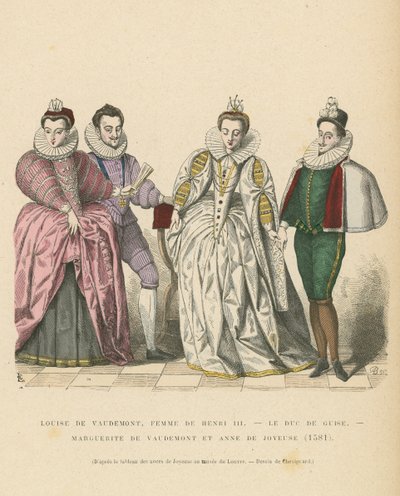 Costume de la noblesse française, 1581 - French School