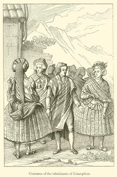Costumes des habitants de Conception - French School