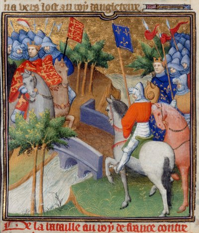 Angleterre et France en guerre, illustration des 
